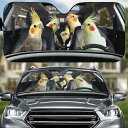 【再入荷】 サンシェード オカメインコ A 鳥柄 小鳥 ことり バード bird 面白い かわいい 車 日よけ 日除け フロントガラス 遮光断熱 紫外線対策 UVカット 簡単取り付け カー用品 便利 オーナーグッズ グッズ サイズ 誕生日 母の日