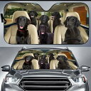 【送料無料】 サンシェード フラットコーテッドレトリバー レトリーバー 犬柄 犬 いぬ dog DOG 面白い かわいい 車 車窓日よけ 日除け 日焼け防止 フ...