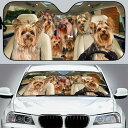【送料無料】サンシェード ヨークシャーテリア ヨーキー B 犬柄 犬 いぬ dog DOG 面白い かわいい 車 車窓日よけ 日除け 日焼け防止 フロントガラス...