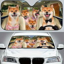 ● 【送料無料】 サンシェード シバイヌ B 柴犬 犬柄 犬 いぬ dog DOG 面白い かわいい 車 車窓日よけ 日除け 日焼け防止 フロントガラス 遮光断...