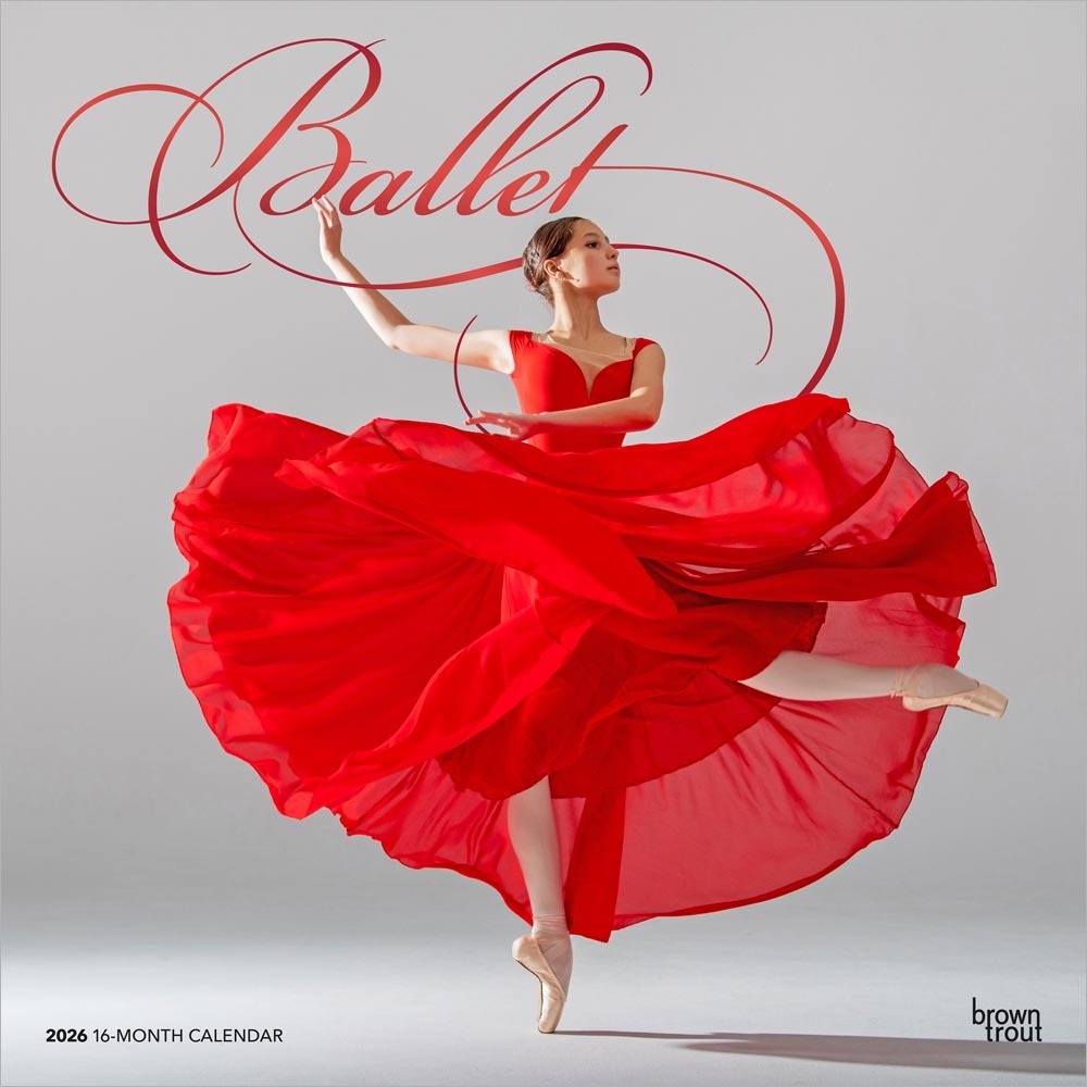 カレンダー バレリーナ バレリーヌ【レギュラーサイズ/壁掛け】 バレエダンサー カレンダー 2026年 令和8年 暦 芸術 アーティスト アートカレンダー 限定...