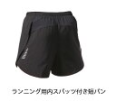 【メール便送料無料】内スパッツ付 短パン WA 62 女性 男性 メンズ レディース ショート 男女兼用 パンツ スポーツ ランニング フィットネス トレーニン...