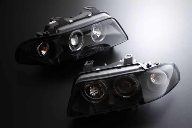 【楽天市場】ｴﾝｼﾞｪﾙｱｲﾍｯﾄﾞﾗｲﾄ ﾌﾞﾗｯｸ 96-00 ｱｳﾃﾞｨ A4 8D(ヘッドライト ヘッド ランプ プロジェクタ 車用品