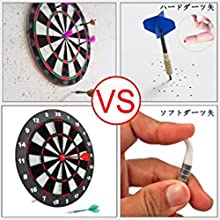 TryMe楽天市場店のダーツボード ハード 安全ダーツボード 家庭用 安全設計仕様 子供と大人も適用 6インチ 6ダーツ付｜アングル2
