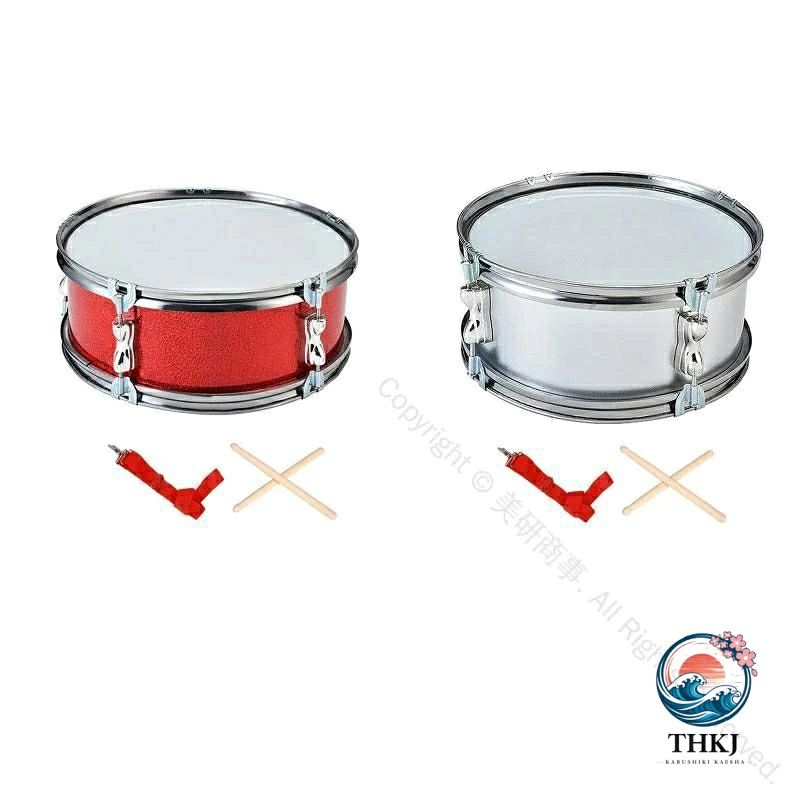 インチ スネアドラム 軽量ポータブル 打楽器 音楽学習 楽器 初心者子供用練習ドラム