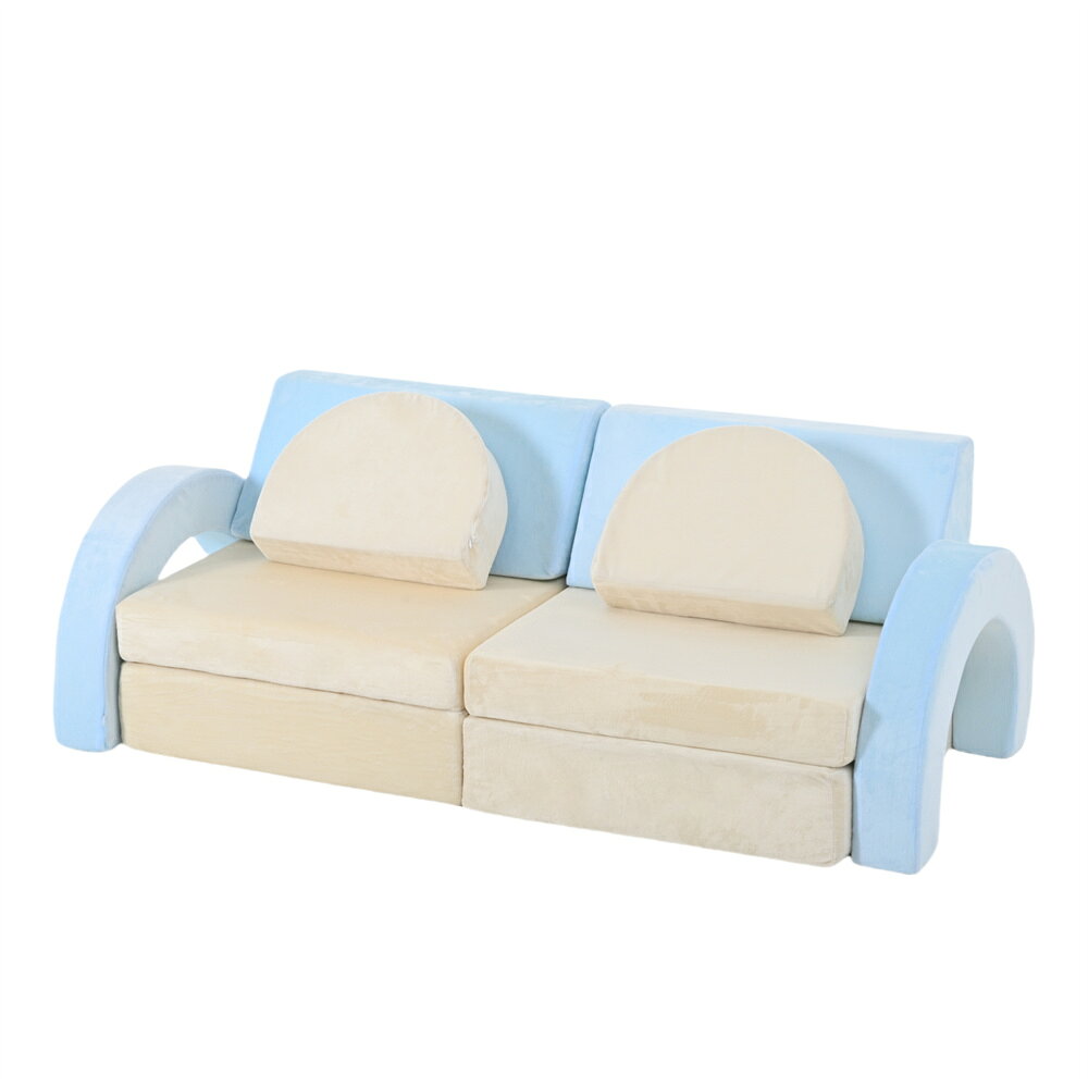 つみきソファ ソフトブロック 積み木クッション 組み換え自由 圧縮梱包 ブロッククッション 自由組合 多機能 大型