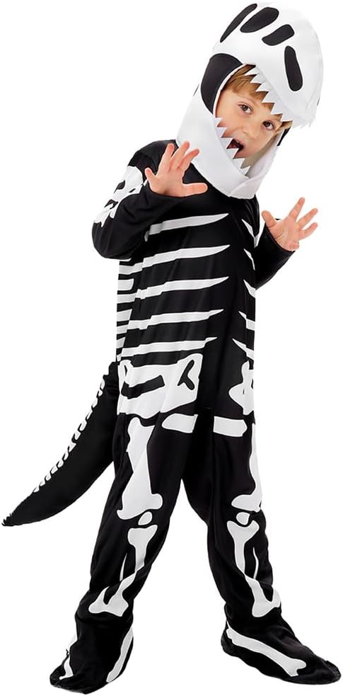 ハロウィン 恐竜 子供 キッズ コスプレ 着ぐるみ 仮装 道具 髑髏 骸骨 お化け 怖い 変装スーツ 面白い ..