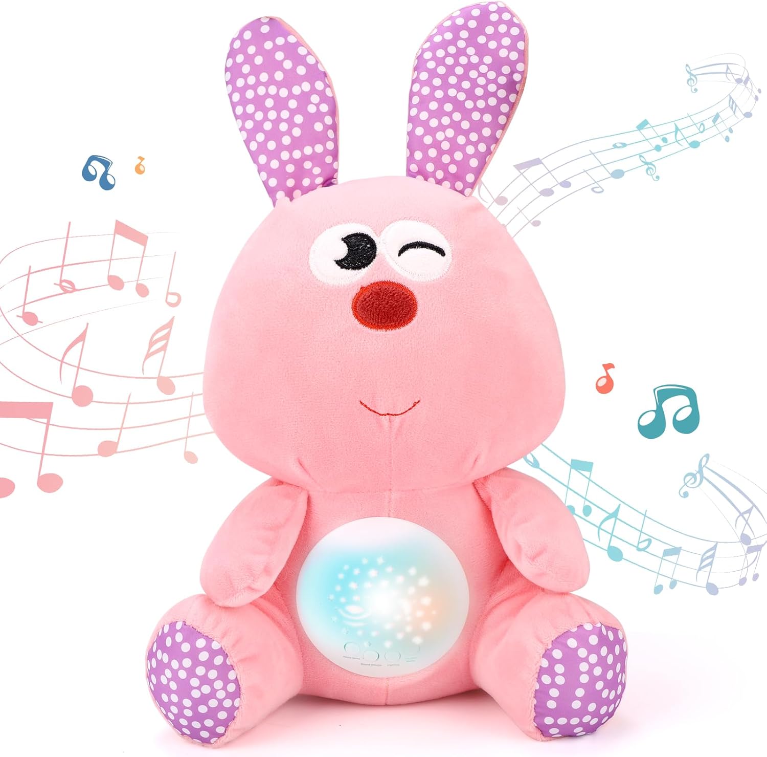 寝かしつけおもちゃ 赤ちゃん おもちゃ ホワイトノイズ オルゴール 家庭用 音楽 投影 うさぎ ぬいぐるみ 知育玩具 新生児 おもちゃ 1歳 出産祝い おもちゃ 女の子 男の子 子供玩具 誕生日プレゼント 贈り物