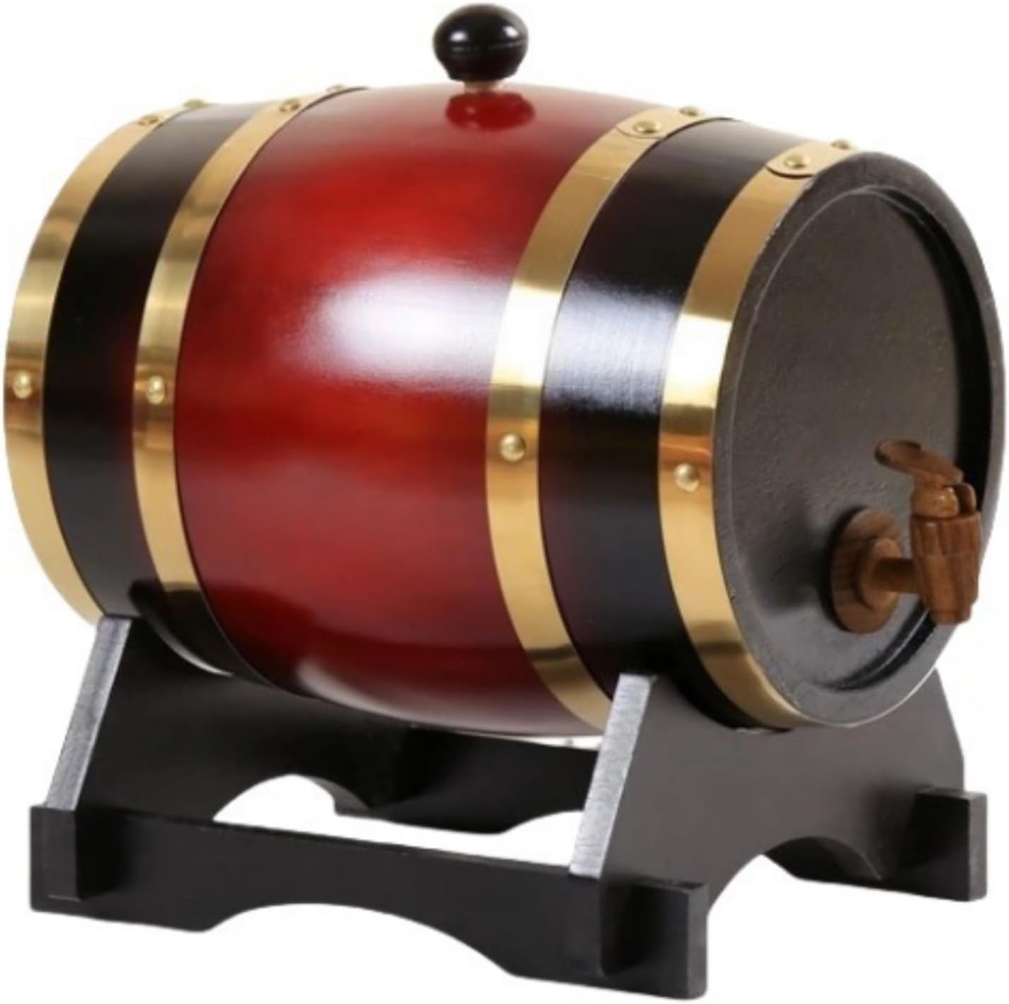 木樽オークオーク樽 ウイスキー樽 1.5L/3L/5L/10L/15L ビールサーバー 木製ワイン樽 大容量 スタンド付き ワイン ブランデー ウイスキー テキーラ 保存容器 店舗 パーティー 結婚式などに最適