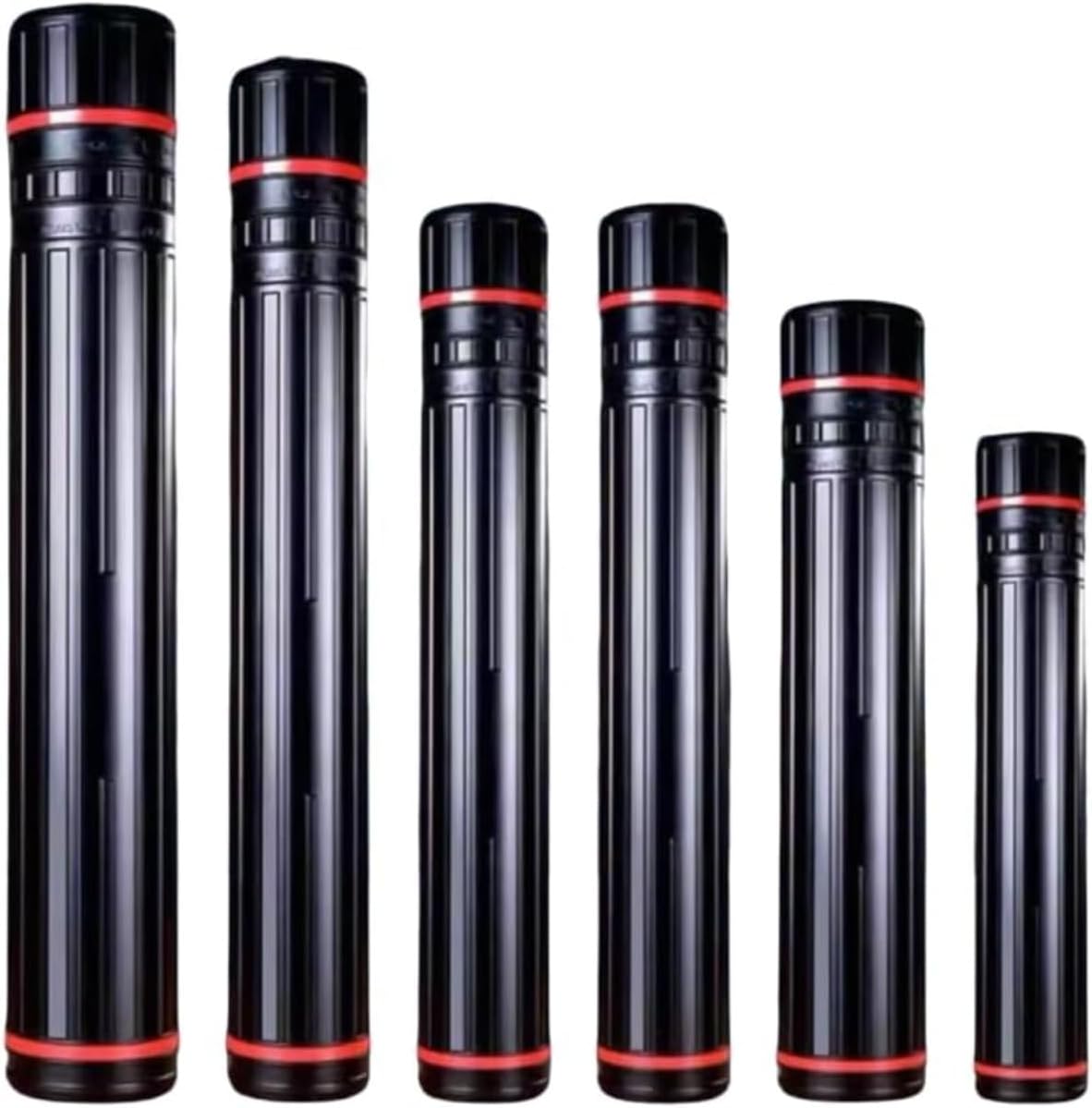 ポスターケース 図面ケース アジャスター 防水 防塵 プレイマット ラバープレイマッ 製図 プレイマット 筒 角筒 手提げ 持ち運び 伸縮可能/ポスター筒-書道書画収納-蓋付き-防湿-保護宣紙-長絵巻コレクション-美術展ポータブルサイズ小図面プラスチック筒