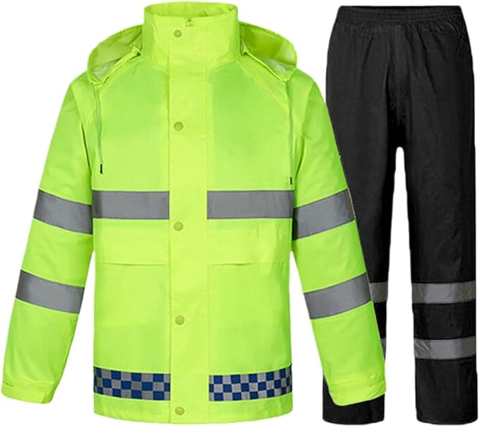 レインウェア 上下セット レインコート レインスーツ 雨合羽 雨カッパ 雨具 撥水 透湿 通気 耐久性 反..