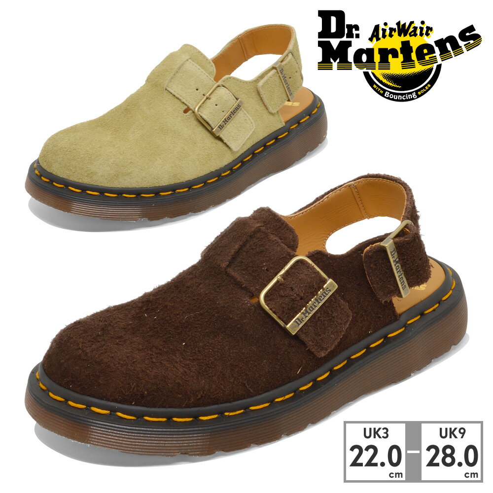  Dr.Martens サンダル メンズ レディース 30669201 30669385 ドクターマーチン 2023春夏 MIE JORGE 国内正規販売代理店 スリッポン スエード