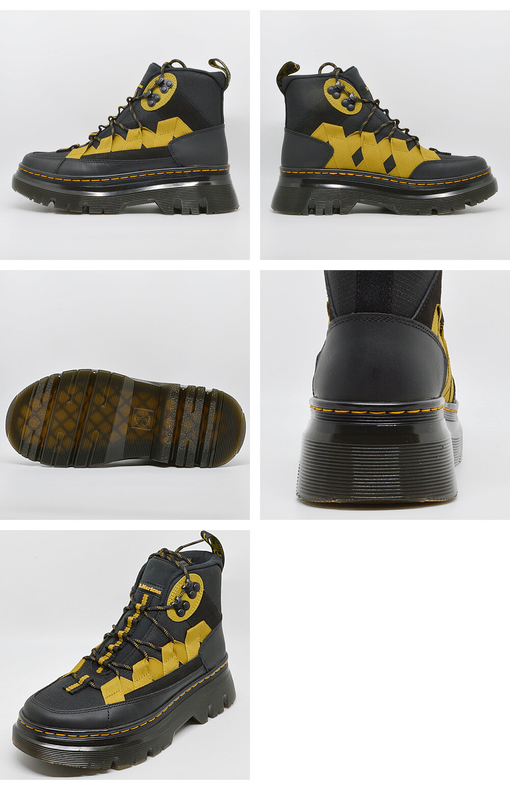 【全国送料無料】 ドクターマーチン ブーツ メンズ レディース 8ホールブーツ 31142001 Dr.Martens BOURY ナイロン/レザー 厚底