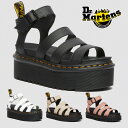 ドクターマーチン サンダル レディース 27296 30706 27296001 27296100 30706292 30706329 Dr.Martens 2023春夏 QUAD ZEBRILUS BLAIRE/ZEBRILUS BLAIRE 国内正規販売代理店 厚底 ヒール高さ7.5cm/4.0cm ストラップ スポーツサンダル