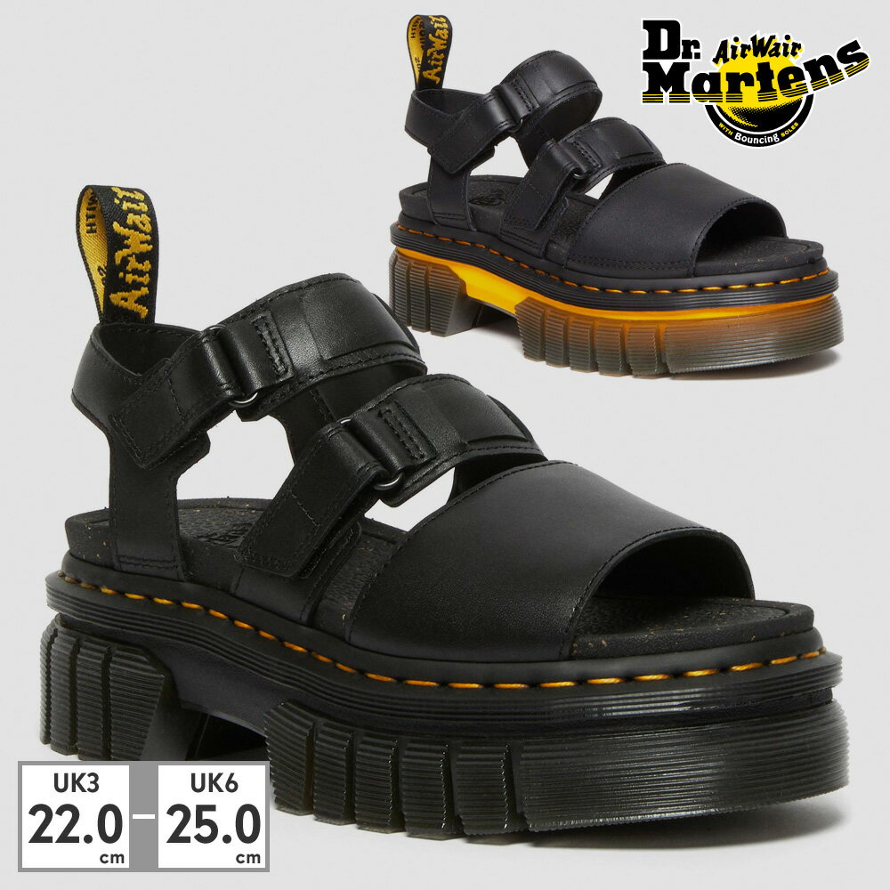 ドクターマーチン 国内正規販売店 サンダル リッキー ストラップ 27405001 30579001 Dr.Martens 2023春夏 QUAD NEOTERIC RICKI 3 厚底