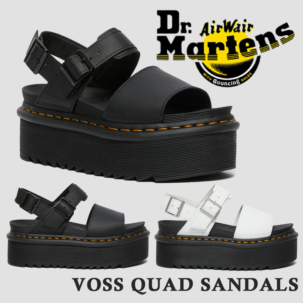 ドクターマーチン サンダル 国内正規販売店 Dr.Martens レディース VOSS QUAD SANDALS ヴォス クアッド サンダル Dr.Martens 26725001 26725100