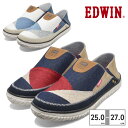 EDWIN エドウィン EDW-7757 ネイビー ホワイト かかとが踏める2WAY仕様 軽量仕様 防滑ソール ヒール高さ:約3.5cm 重量:片足約174g 素材 アッパー:合成繊維 アウトソール:合成底 当店では実店舗での販売、他ショッピングモールでのネット販売もおこなっており、在庫を共有している為、在庫が常に変動しております。 その為、在庫反映までの時間差等により在庫切れが発生する場合がございます。 これにより、ご注文後でも商品をご用意できない場合がございますので予めご了承いただきますようお願い致します。 なお、店舗倉庫の都合上契約仕入先在庫を利用する場合もございます。 ※ディスプレイ画面等の環境上、ページで見た色と実際の商品の色とは多少違う場合がございます。 (BDJDAD EDWIN エドウィン 25cm 25.5cm 26cm 26.5cm 27cm 紺 白) #EDWIN