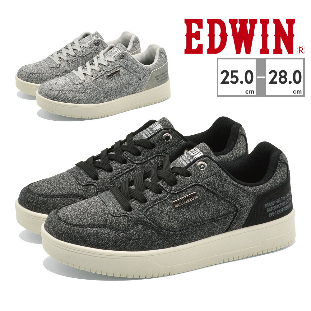 EDWIN スニーカー メンズ EDW-7760 エドウィン 軽量 ローカット シンプル