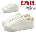 EDWIN スニーカー レディース EDW-4328 エドウィン 軽量 コートスニーカー