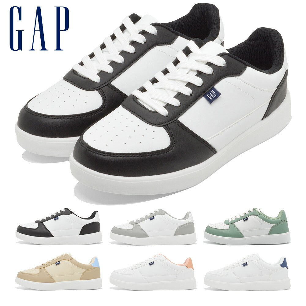GAP スニーカー メンズ レディース GPU12402 ギャップ コートスニーカー 軽量