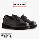 【全国送料無料】 HUNTER ローファー レディース リファイン スティッチ ペニー WFF1089RMA ハンター WOMENS REFINED STITCH PENNY LOAFER スリムフィット 防水