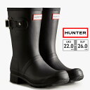 ハンター 【全国送料無料】 HUNTER レインシューズ レディース ツアー フォーダブル ショート レインブーツ WFS2205RMA BLK ハンター TOUR FOLDABLE SHORT RAIN BOOT 完全防水 ハンドクラフト レインブーツ ラバー ゴム ヒール高さ3.1cm レギュラーフィット