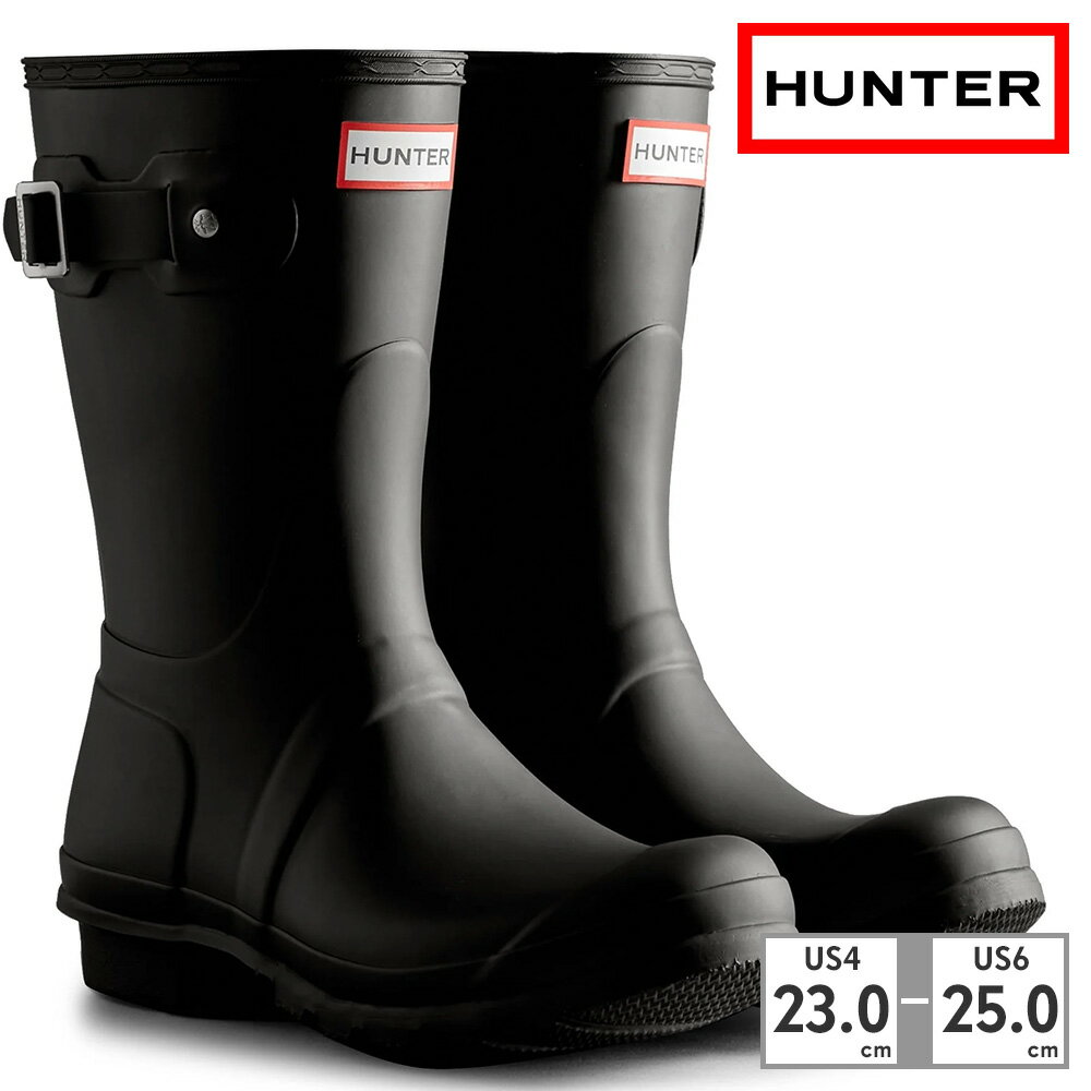 【全国送料無料】 HUNTER レインシューズ レディース オリジナル リファインド ショート ブー