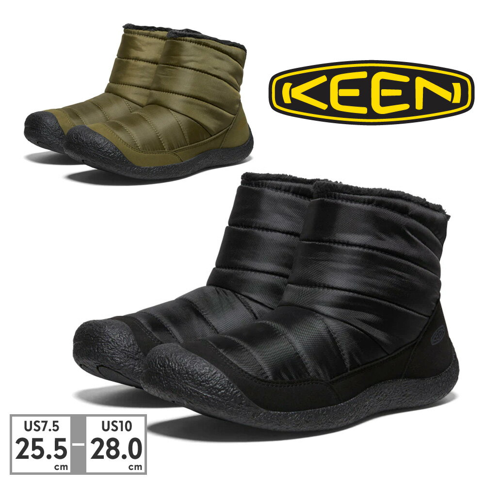  KEEN ブーツ メンズ ハウザーフォールドダウン 1027947 1027948 キーン 2023秋冬 HOWSERFOLDDOWN スノーシューズ 防滑防寒