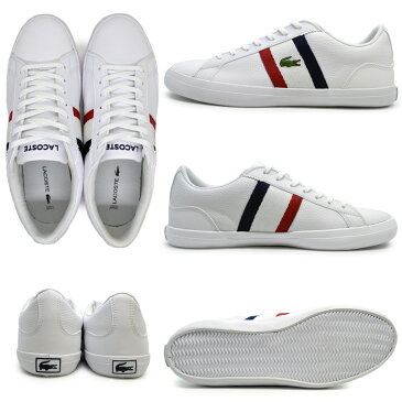ラコステ スニーカー メンズ LACOSTE LEROND 119 3 ルロン 119 3 ローカット レースアップシューズ 紐靴 運動靴 ランニング シンプル カジュアル 人気 男性 紳士靴 プレゼント ギフト CMA0045 394 042 7A2レロンド