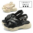 【お買い物マラソン】 ラブリースマイル サンダル キッズ パデット スポーツサンダル LS5021 Lovely smile 軽量