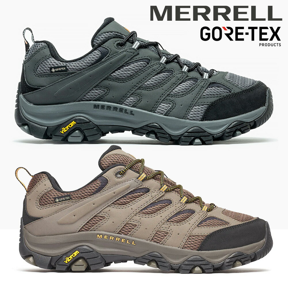 Rakuten - 【全国送料無料】 MERRELL スニーカー メンズ モアブ 3 シンセティック ゴアテックス ワイド ワイズ M500243W M500643W メレル MOAB 3 SYNTHETIC GORE TEX WIDE WIDTH ゴアテックス 防水 アウトドア 厚底 幅広