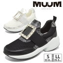 MUUM スリッポン レディース スクエア ビジュウ スニーカー 3750 ムーム SQUARE BIJIU SNEAKER 厚底 チャンキーヒール