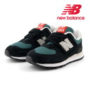 【送料無料(沖縄県・北海道を除く)】 ニューバランス スニーカー キッズ PV574 FOG FPP MGH RCA RCD new balance ジュニア ベルクロ スエード メッシュ