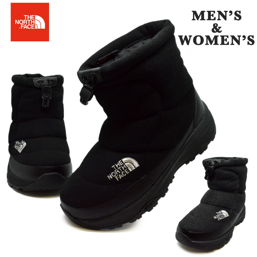 【スーパーセール】 the north face ザノースフェイス NF51979 K C Nuptse Bootie Wool 5 Short ヌプシ ブーティー ウール ファイブ ショート メンズ レディース ブーツ ショート ミドル 防滑 撥水のサムネイル