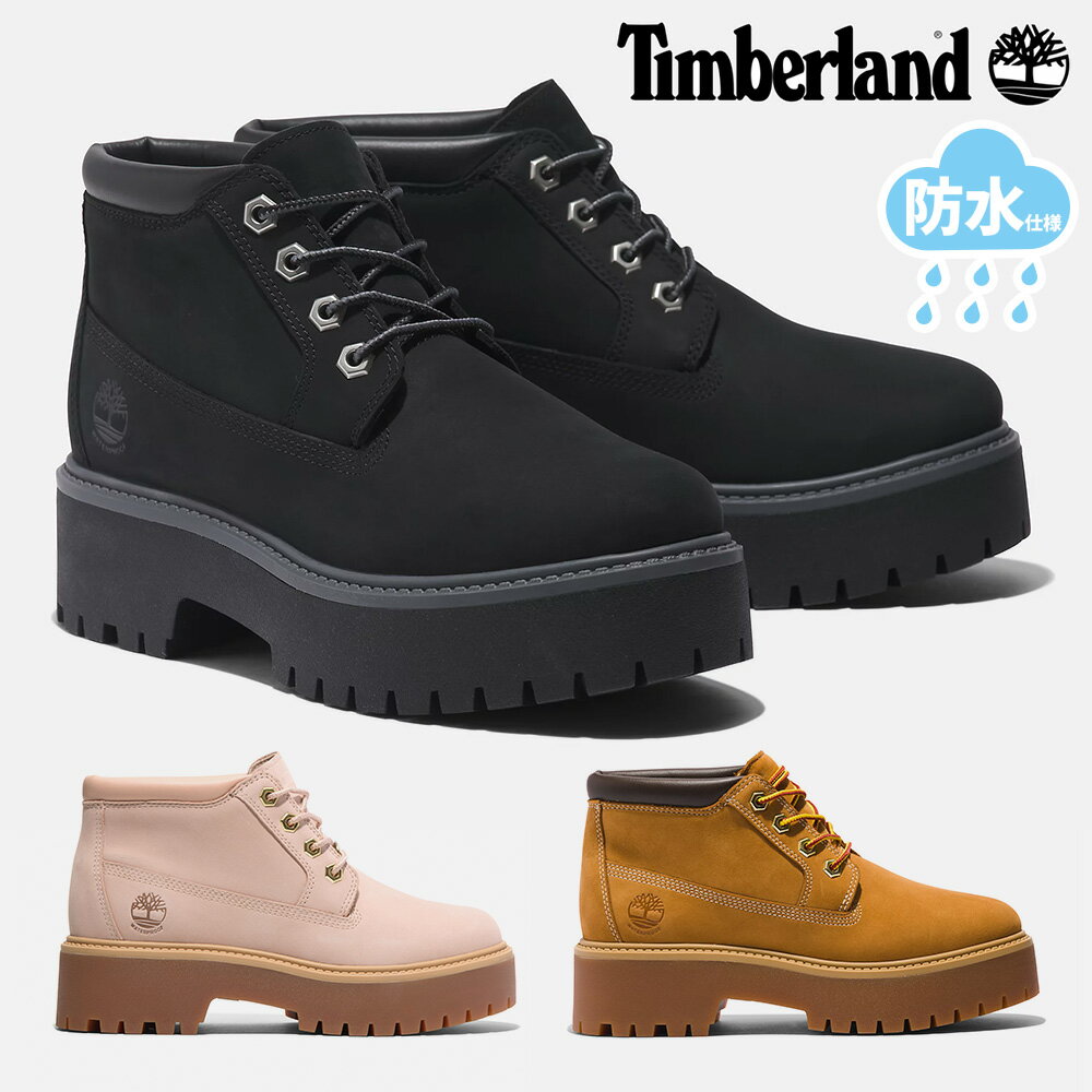 ティンバーランド 【お買い物マラソン】 【全国送料無料】 Timberland ブーツ レディース プレミアム ウォータープルーフ プラットフォーム チャッカ A5REN A5RF9 ティンバーランド 防水 厚底