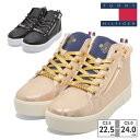 【送料無料(沖縄県・北海道を除く)】 TOMMY HILFIGER スニーカー TH101038 TH101039 トミー ヒルフィガー EVA BOOT 厚底 ハイカット ファスナー