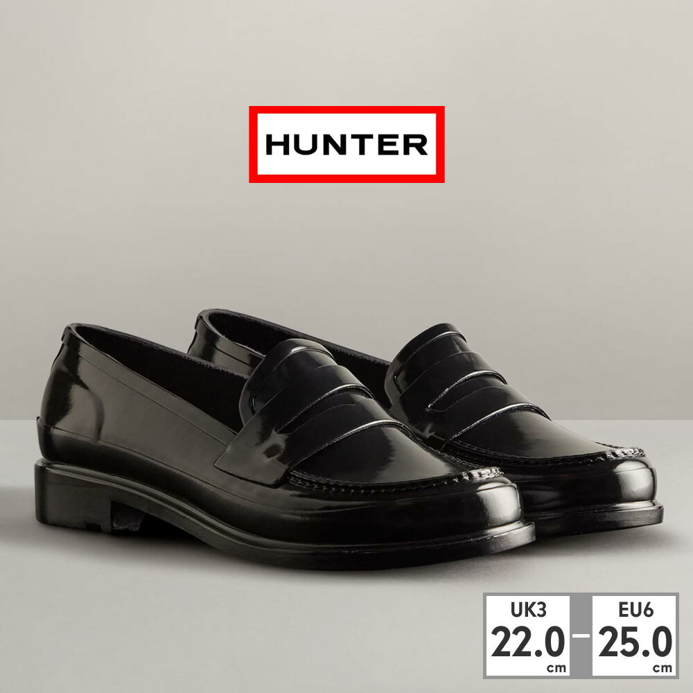 n^[ CV[Y fB[X t@Ch OX yj[ [t@[ WFF1095RGL BLK HUNTER REFINED GLOSS PENNY LOAFER Sh nhNtg o[ S q[2.7cm XtBbg dグ