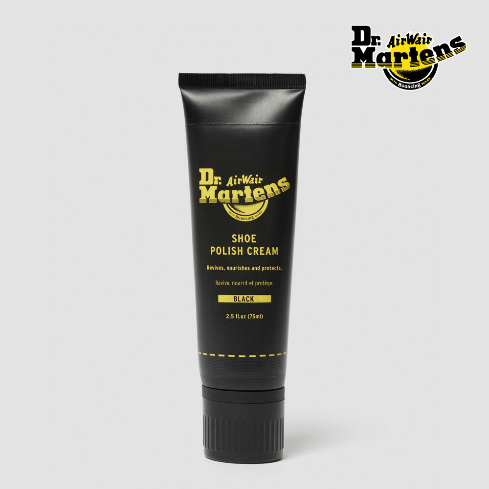 ドクターマーチン 国内正規販売店 靴磨き ブラック ポリッシュ クリーム 75ml チューブ AC986000 Dr.Martens POLISH CREAM シューケア レザーケア