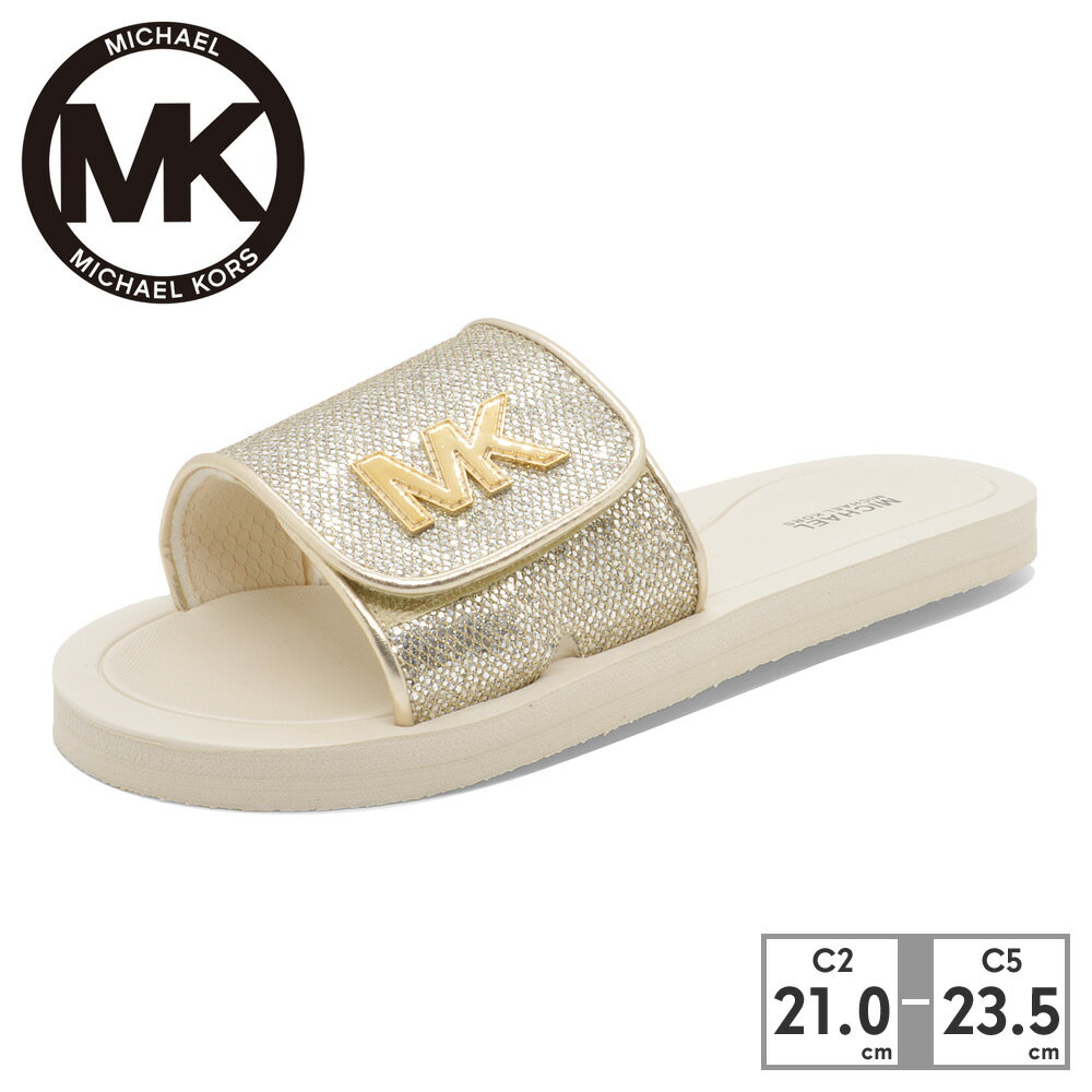 マイケル コース 【お買い物マラソン】 マイケル・コース サンダル イーライ マリッサ MK100674 MICHAEL KORS 2023春夏 ELI MALISSA シャワーサンダル スライド