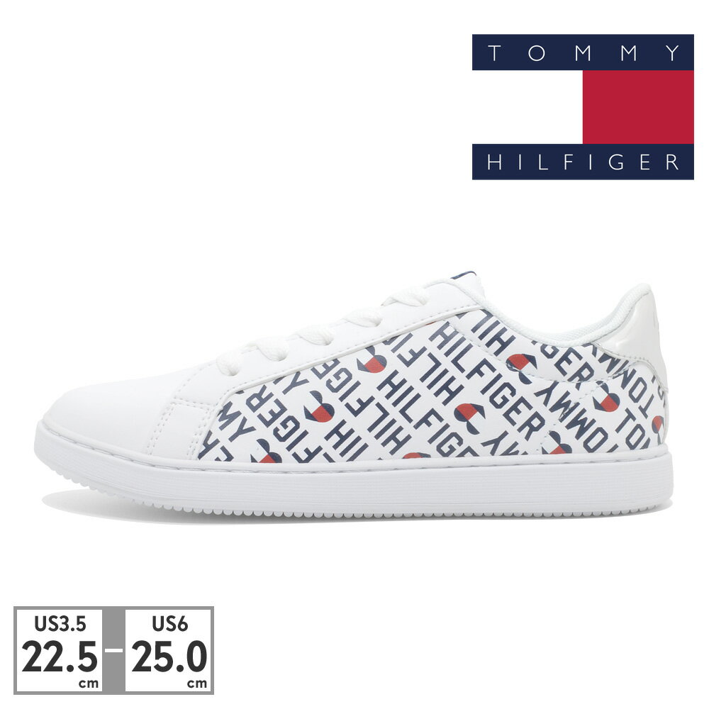 【お買い物マラソン】 トミー ヒルフィガー スニーカー アイコニック コート リポート グラフィック THS10401 TOMMY HILFIGER ICONIC COURT REPEAT GRAPHIC コート