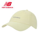 ニューバランス 帽子 レディース 6パネルリニアロゴキャップ LAH51010 new balance ベースボールキャップ