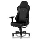 ゲーミングチェア noblechairs HERO ブラック アーキサイト NBL-HRO-PU-BLA-SGL アームレスト 脚部アルミニウム素材 送料無料