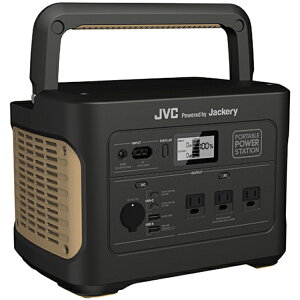 JVC Jackery ジャクリ ポータブル電源 JVC電源 BN-RB10-C 大容量 278,400mAh スマートフォン約50回充電 AC出力1,000W 残量表示5段階 充電時間約7.5時間 AC USB シガーソケットポート 3WAY電源 防災 災害 キャンプ アウトドア