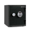 【保証18カ月】ディプロマット 耐火耐水金庫 25L テンキー式 耐火時間約60分 重量36kg 警報アラーム機能 覗き見防止機能 デュアルコントロール機能 暗証番号間違いロック機能 クリスタルシリーズ A125R3WR BLACK ブラック 金庫 Diplomat A125R3WRBLACK ディプロマット金庫