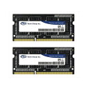 TEAM ELITE DDR3 1600 16GB (8GB×2) 1.35v ノート用 メモリ 2枚組 LowVoltage SO-DIMM PC3-12800 CL11 TSD3L16G1600C11DC 永久保証