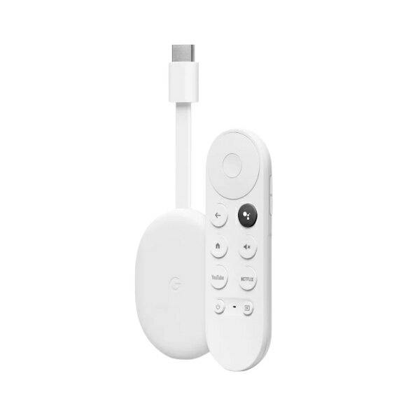 【音声リモコン付き】Chromecast with Google TV フルHD GA03131-JP Snow グーグル クロームキャスト GA03131 Netflix YouTube Hulu Pr..