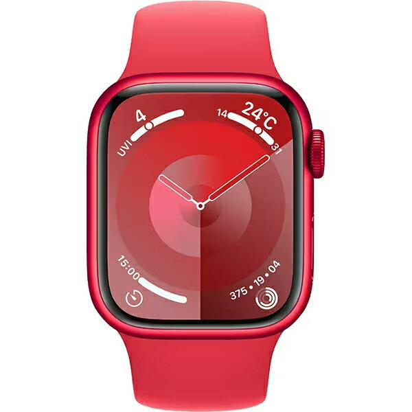 アップル Apple Watch Series 9 GPSモデル MRXG3J/A 41mm バンドサイズ S/M レッドアルミニウムケースとレッドスポーツバンド 新品 第9世代 レッド アップルウォッチシリーズ9 本体