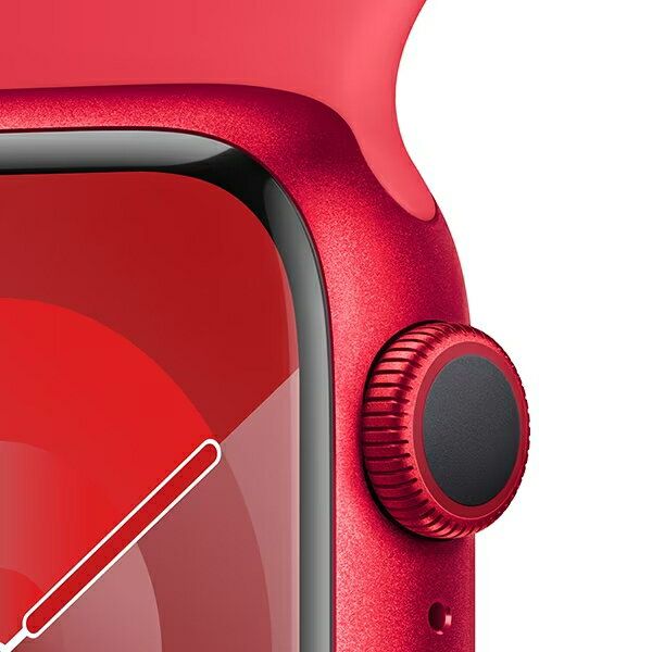アップル Apple Watch Series 9 GPSモデル MRXG3J/A 41mm バンドサイズ S/M レッドアルミニウムケースとレッドスポーツバンド 新品 第9世代 レッド アップルウォッチシリーズ9 本体