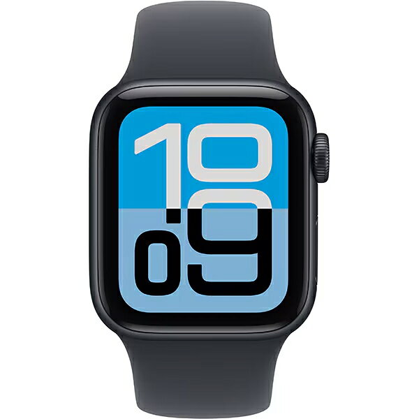 Apple Watch SE 第3世代 (GPSモデル) 40mm ミッドナイトアルミニウムケースとミッドナイトスポーツバンド- S/M [MEH94J/A]のサブ画像 2