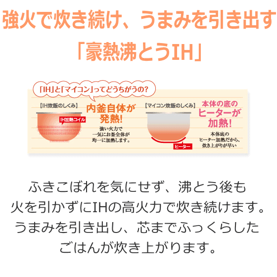 象印 IH炊飯ジャー 5.5合炊き 極め炊き 黒まる厚釜 豪熱沸とうIH 麦ごはん ケーキ パンが作れる 立つしゃもじ付 炊飯器 5.5合 IH炊飯器 ZOJIRUSHI NW-VH10-TA NWVH10TA NW-VH10